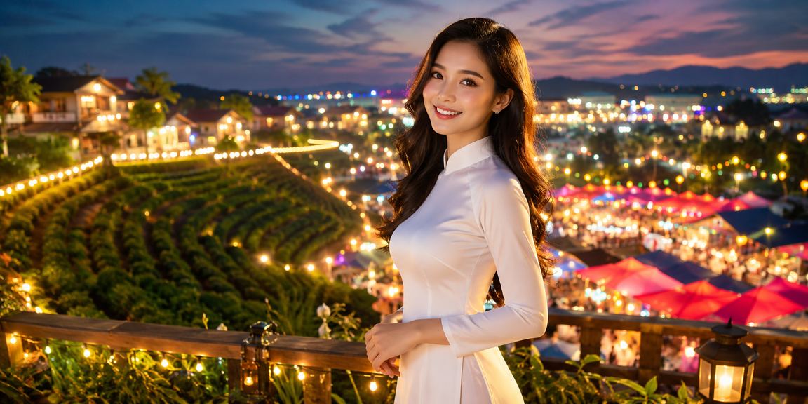 Người phụ nữ mặc áo dài tại Buôn Ma Thuột thực hiện nạp tiền qua ứng dụng cược mobile xs3dai