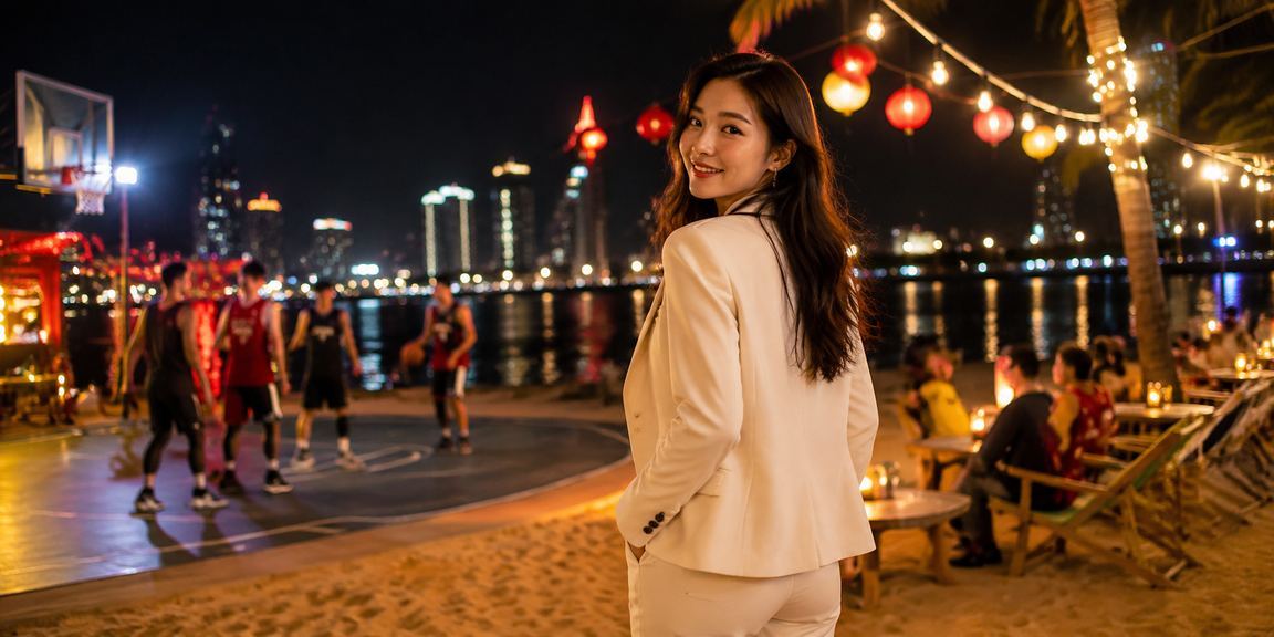 Người hâm mộ thể thao theo dõi kèo bóng rổ tại lễ hội Đà Nẵng trên nền tảng xs3dai