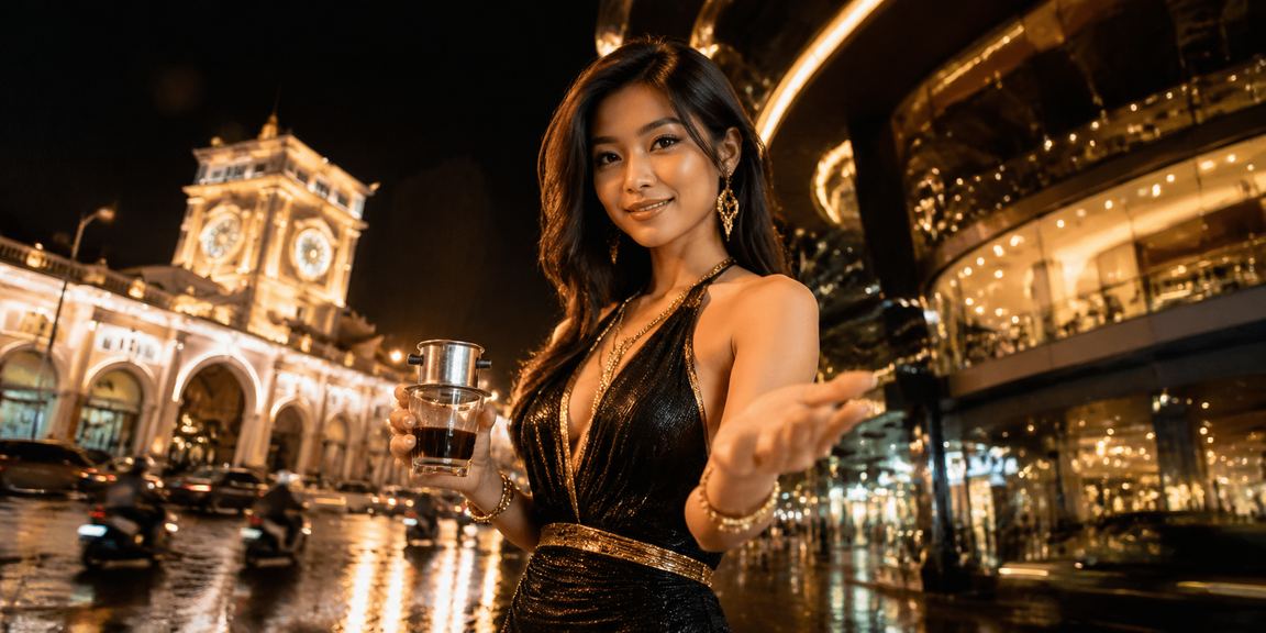 Người dùng tại TP.HCM sử dụng xs3dai trên điện thoại để cược thể thao trong quán cà phê
