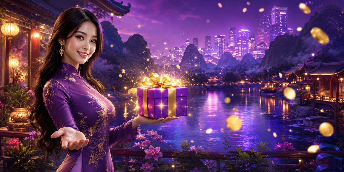 Cảnh đêm Ninh Bình với không khí cá cược casino neon rực rỡ tại xs3dai